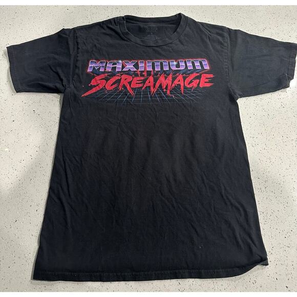 Universal Other - Universal Studios Halloween Horror Night Crew Neck Black SS T-Shirt Men's Sz S